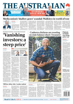 Cover of The Australian