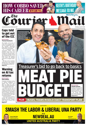 Cover of The Courier-Mail