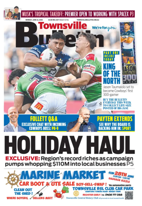 Cover of Townsville Bulletin