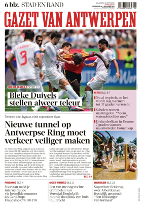 Cover of Gazet van Antwerpen Stad en Rand