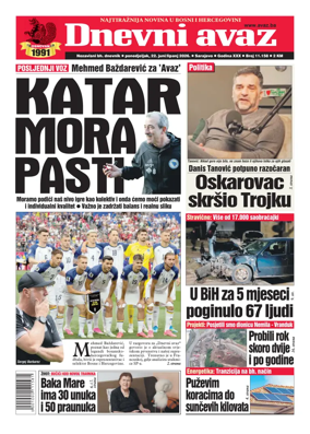 Cover of Dnevni avaz