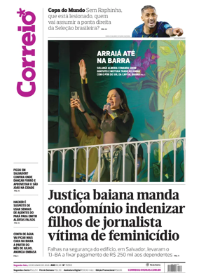 Cover of Correio da Bahia