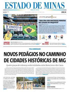 Cover of Estado de Minas (Brazil)