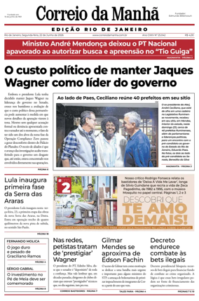 Cover of Jornal Correio da Manha
