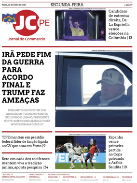 Cover of Jornal do Commercio