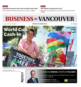 Cover of Business in Vancouver