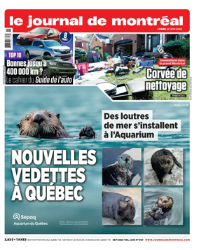 Cover of Le Journal de Montreal