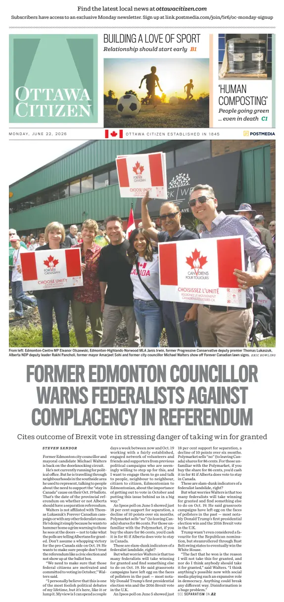 Cover of Ottawa Citizen