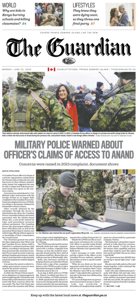 Cover of The Guardian (Charlottetown)