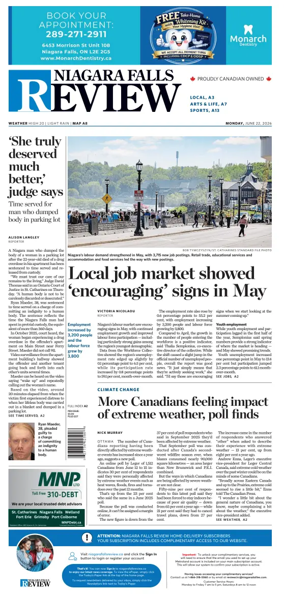 Cover of The Niagara Falls Review