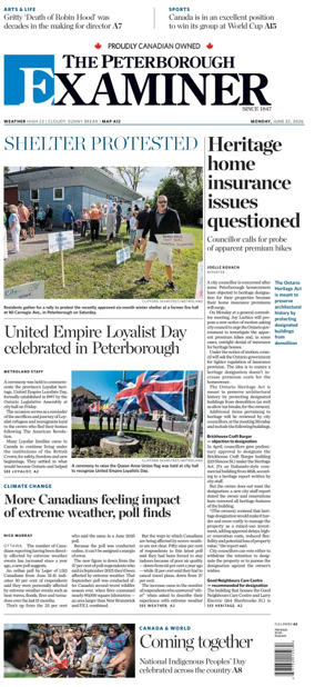 Cover of The Peterborough Examiner