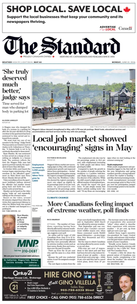 Cover of The Standard (St. Catharines)