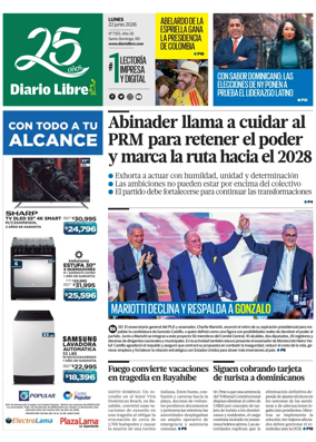 Cover of Diario Libre (Republica Dominicana)