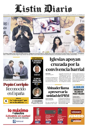 Cover of Listin Diario