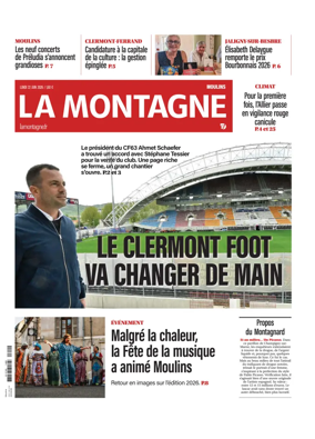 Cover of La Montagne (Moulins)