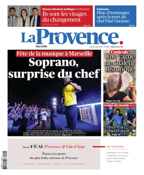 Cover of La Provence Marseille