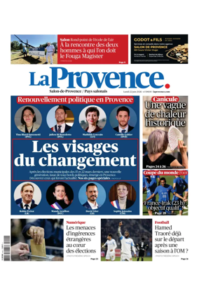 Cover of La Provence Salon-de-Provence / Pays salonais