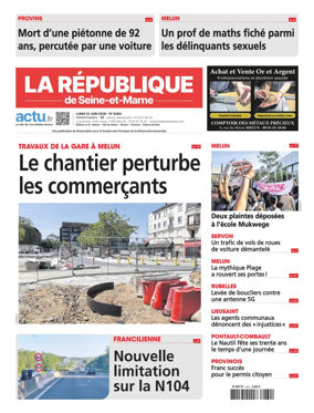 Cover of La Republique de Seine-et-Marne (Edition A-B)