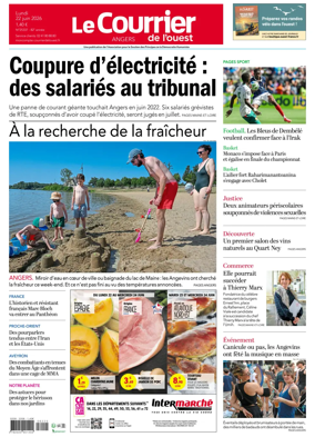 Cover of Le Courrier de l’Ouest (Angers)