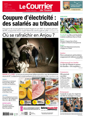 Cover of Le Courrier de l’Ouest (Nord Anjou)
