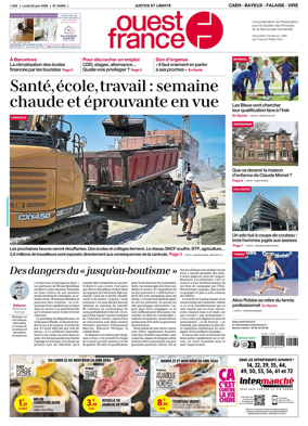 Cover of Ouest France (Caen - Bayeux - Falaise - Vire)