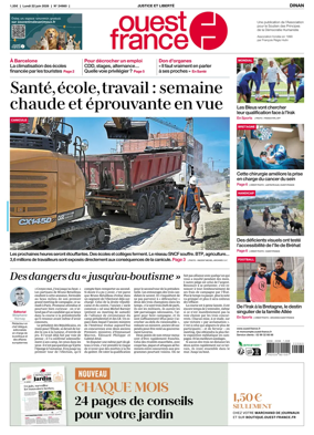 Cover of Ouest France (Dinan)