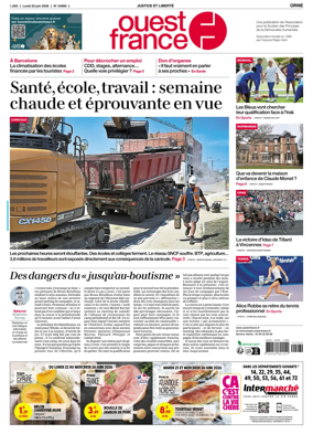 Cover of Ouest France (Orne)