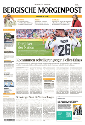 Cover of Bergische Morgenpost Wermelskirchen/Huckeswagen/Radevormwald