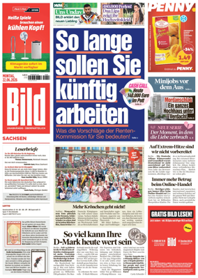 Cover of BILD Sachsen - Dresden
