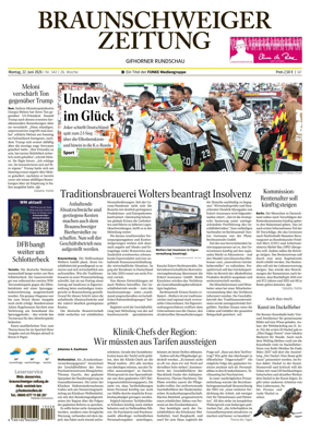 Cover of Braunschweiger Zeitung (Gifhorn)