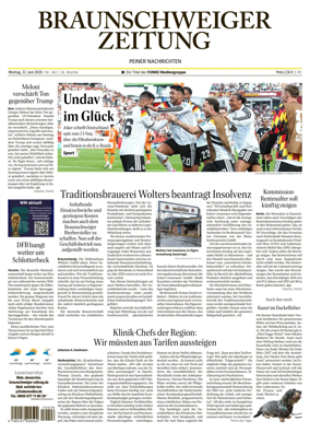 Cover of Braunschweiger Zeitung (Peine)