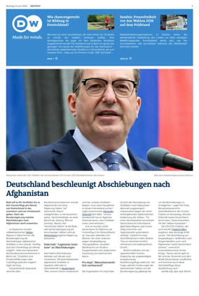 Cover of Deutsche Welle (German edition)