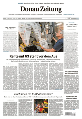 Cover of Donau Zeitung