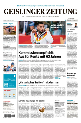 Cover of Geislinger Zeitung
