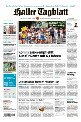 Cover of Haller Tagblatt