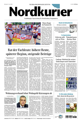 Cover of Neubrandenburger Zeitung