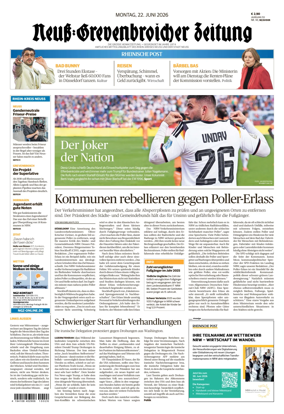Cover of Neuss-Grevenbroicher Zeitung Neuss