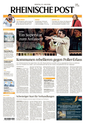 Cover of Rheinische Post – Dusseldorf Stadt