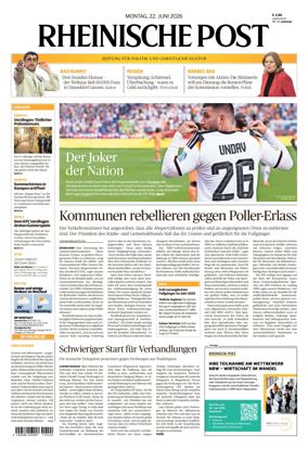 Cover of Rheinische Post Krefeld Kempen
