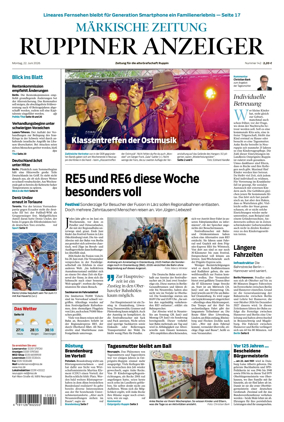 Cover of Ruppiner Anzeiger