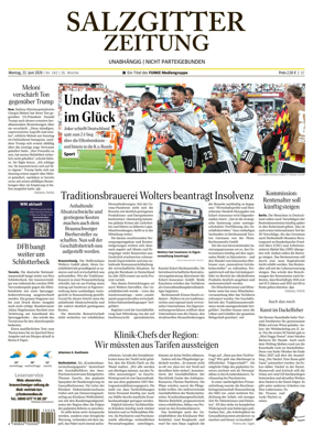 Cover of Salzgitter Zeitung