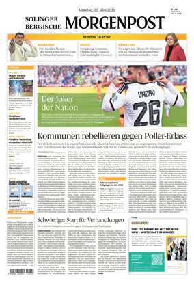 Cover of Solinger Bergische Morgenpost/Remscheid