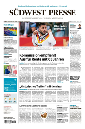Cover of Sudwest Presse