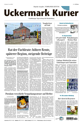 Cover of Templiner Zeitung