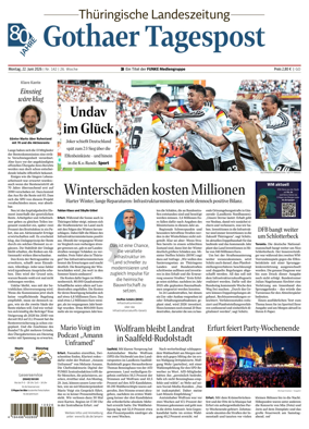 Cover of Thuringische Landeszeitung (Gotha)