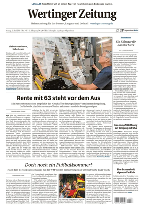 Cover of Wertinger Zeitung