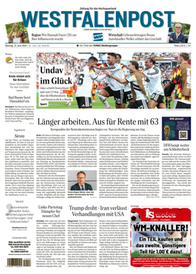 Cover of Westfalenpost (Brilon)