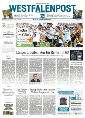 Cover of Westfalenpost (Olpe)