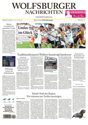 Cover of Wolfsburger Nachrichten (Wolfsburg-Gifhorn)