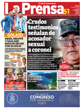 Cover of Diario La Prensa